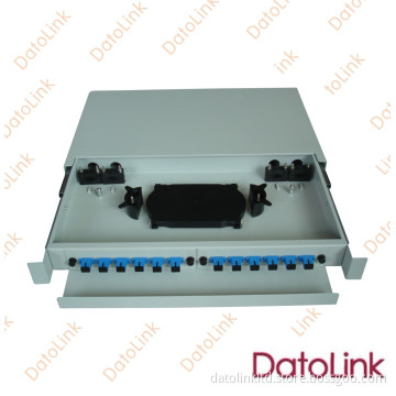 Slidable Rack Mount Type Patch Panel 12 Cores